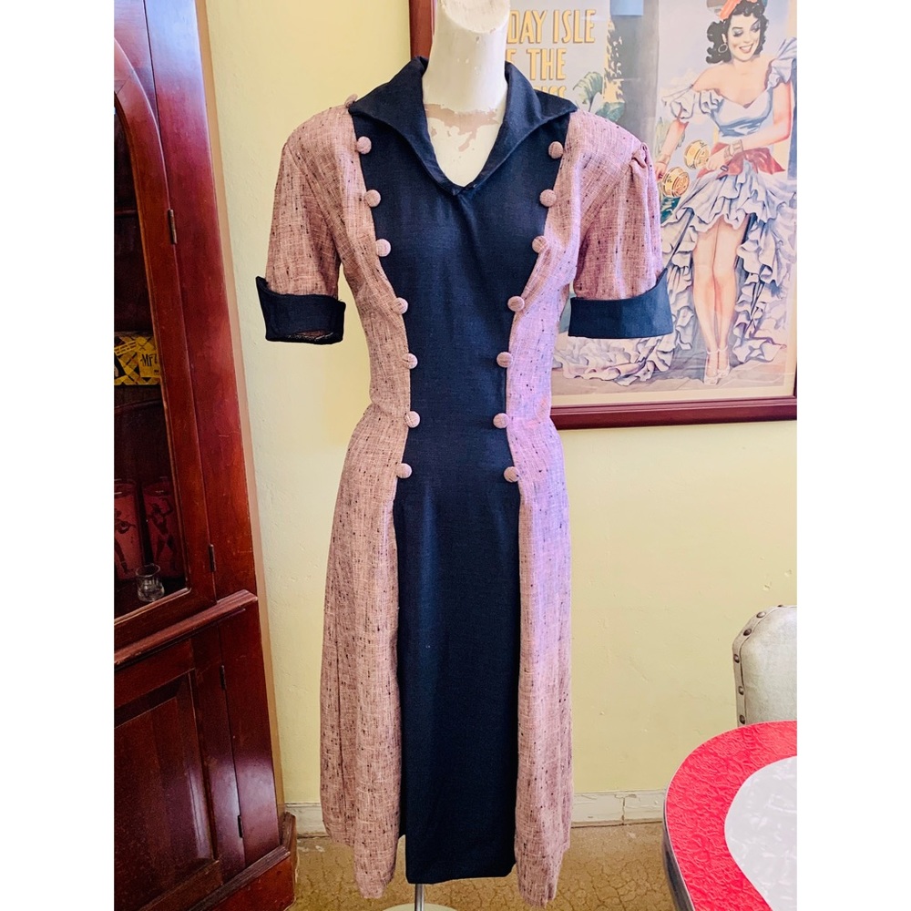 1940s Repro Day Dress